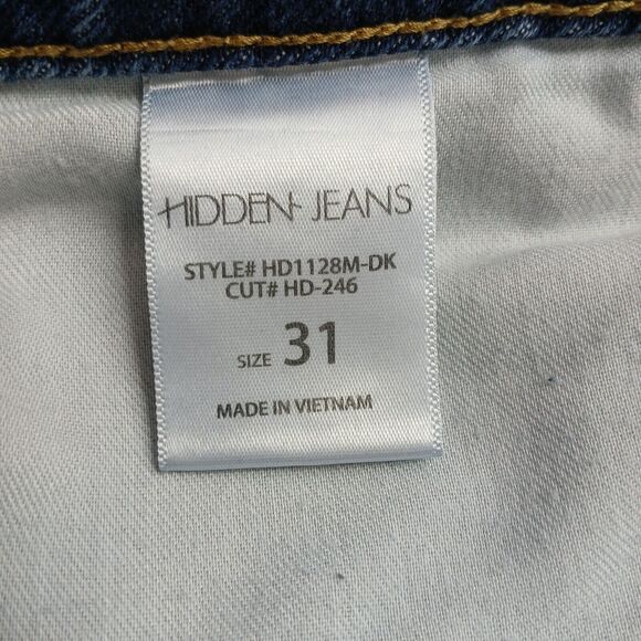 Hidden Jeans Curvy Women's Size 31 High-Rise Distressed Hem - Picture 10 of 10